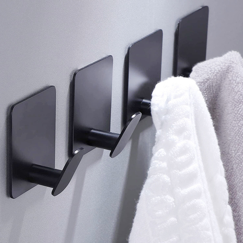 Home Bathroom Supplies - 1/4pcs Stainless Steel Bathroom Hardware Towel