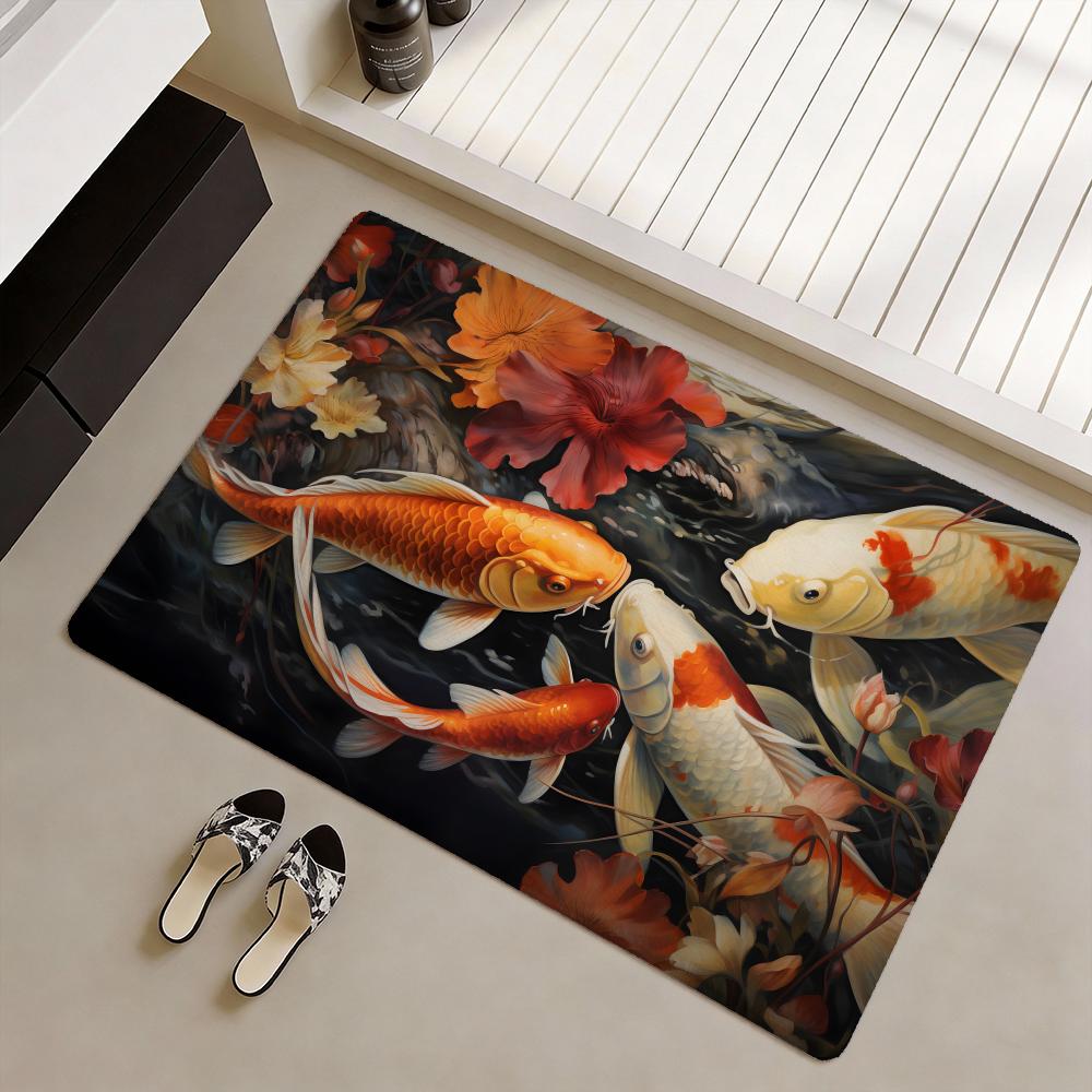 Home Goods Bathroom Decor - Koi fish that bring you good