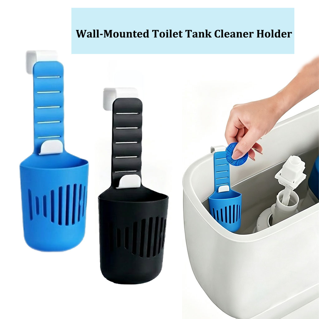 Home Bathroom Equipment - Silicone Toilet Tank Cleaning Tablet Holder