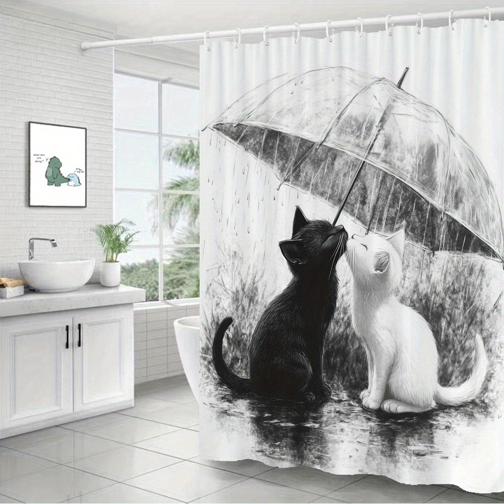Waterproof Bathroom Shower Cur - Home Bathroom Tiles Design 评论和价格