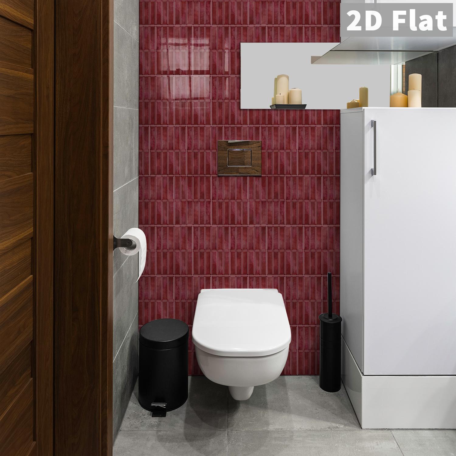14pcs Self-adhesive Tile Wall  - Home Bathroom Tiles Design 评论和价格