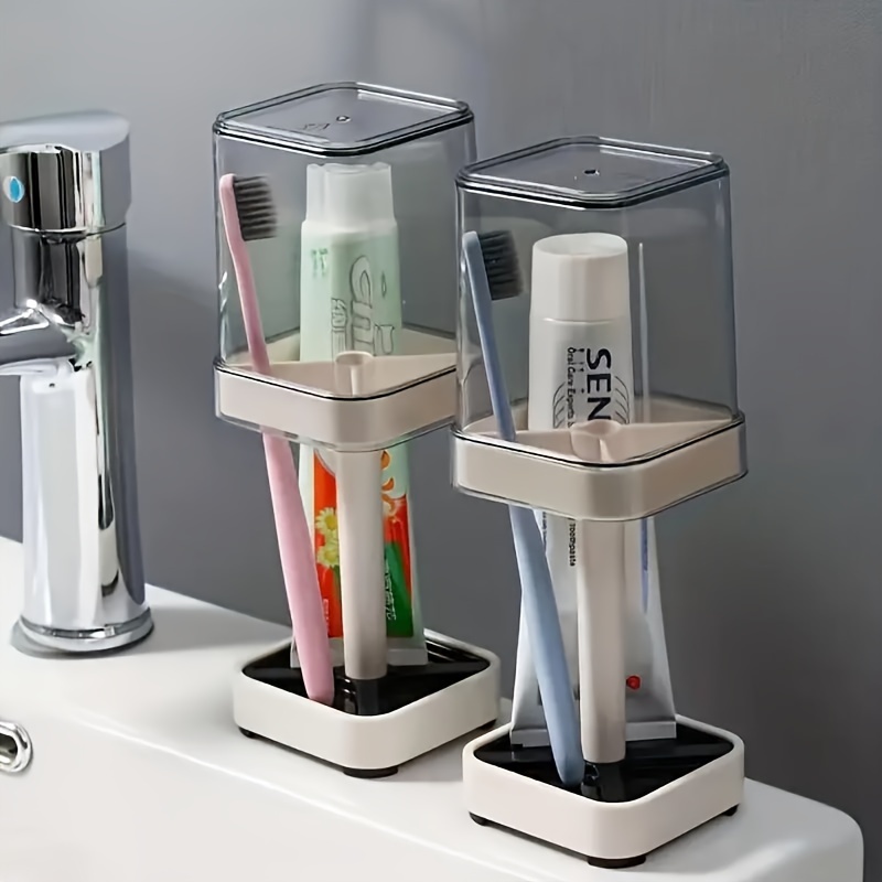 1 Toothbrush Holder with Mouth - Toothbrush Holder Set 评论和价格