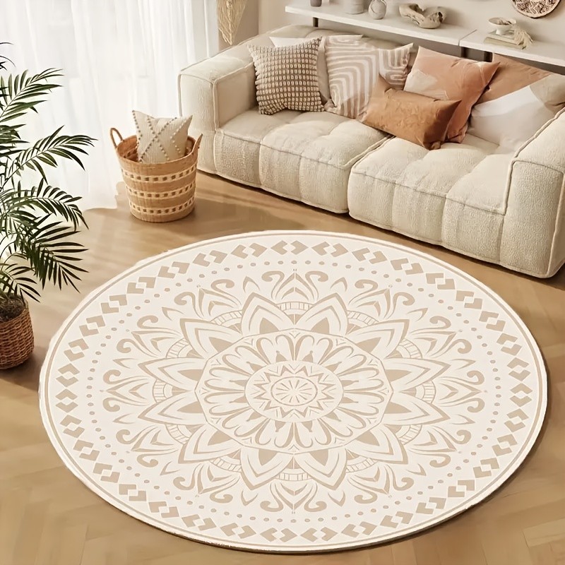 Round Halloween Horse Rug Cust - Home Bathroom Name 评论和价格