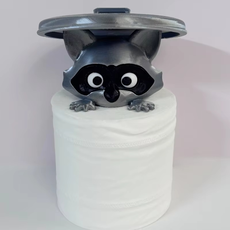 Cute Raccoon Toilet Paper Hold - Home Bathroom Ideas 评论和价格