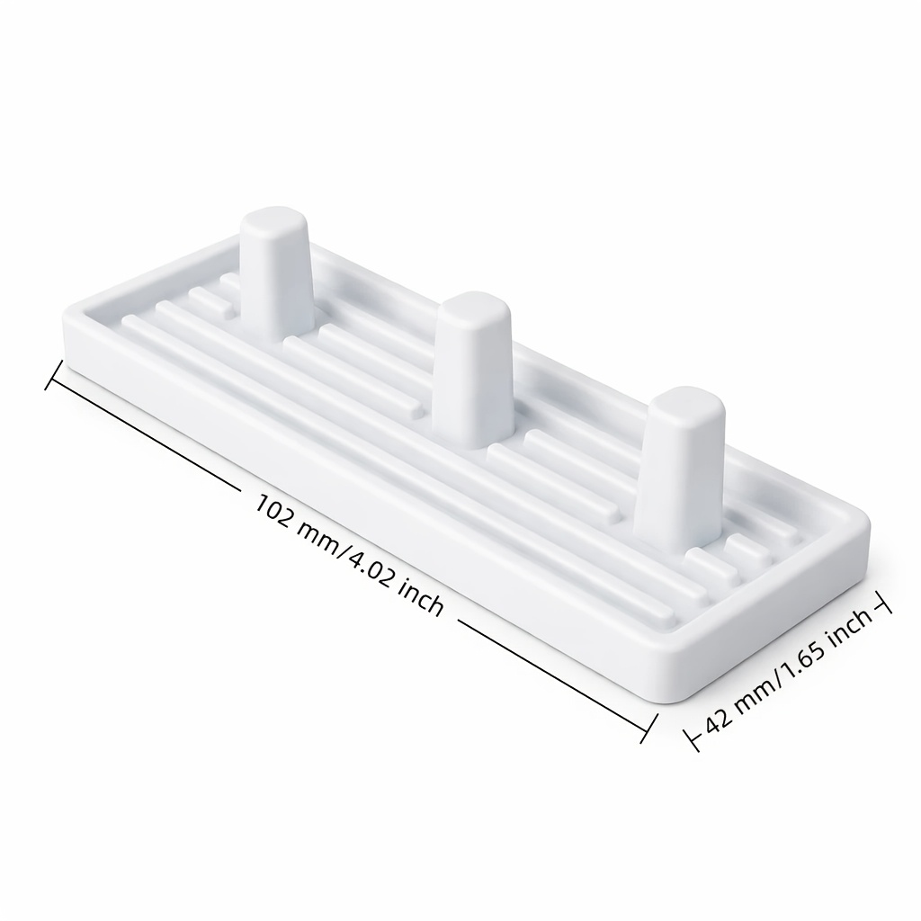 3-Slot Plastic Toothbrush Hold - Toothbrush Holder Set 评论和价格
