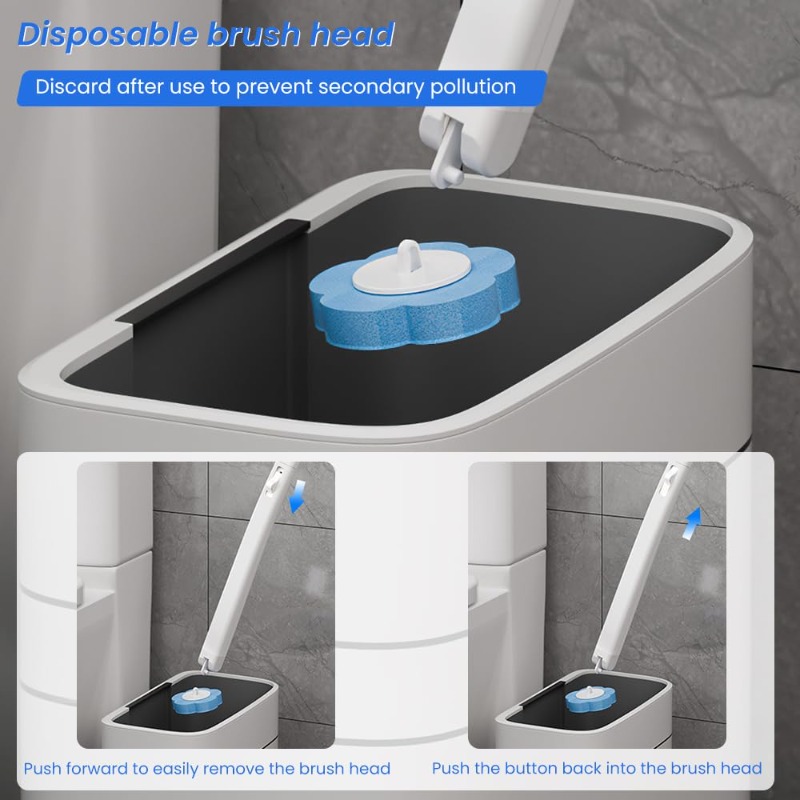 Disposable Toilet Brush Cleane - Home Bathroom Equipment 评论和价格