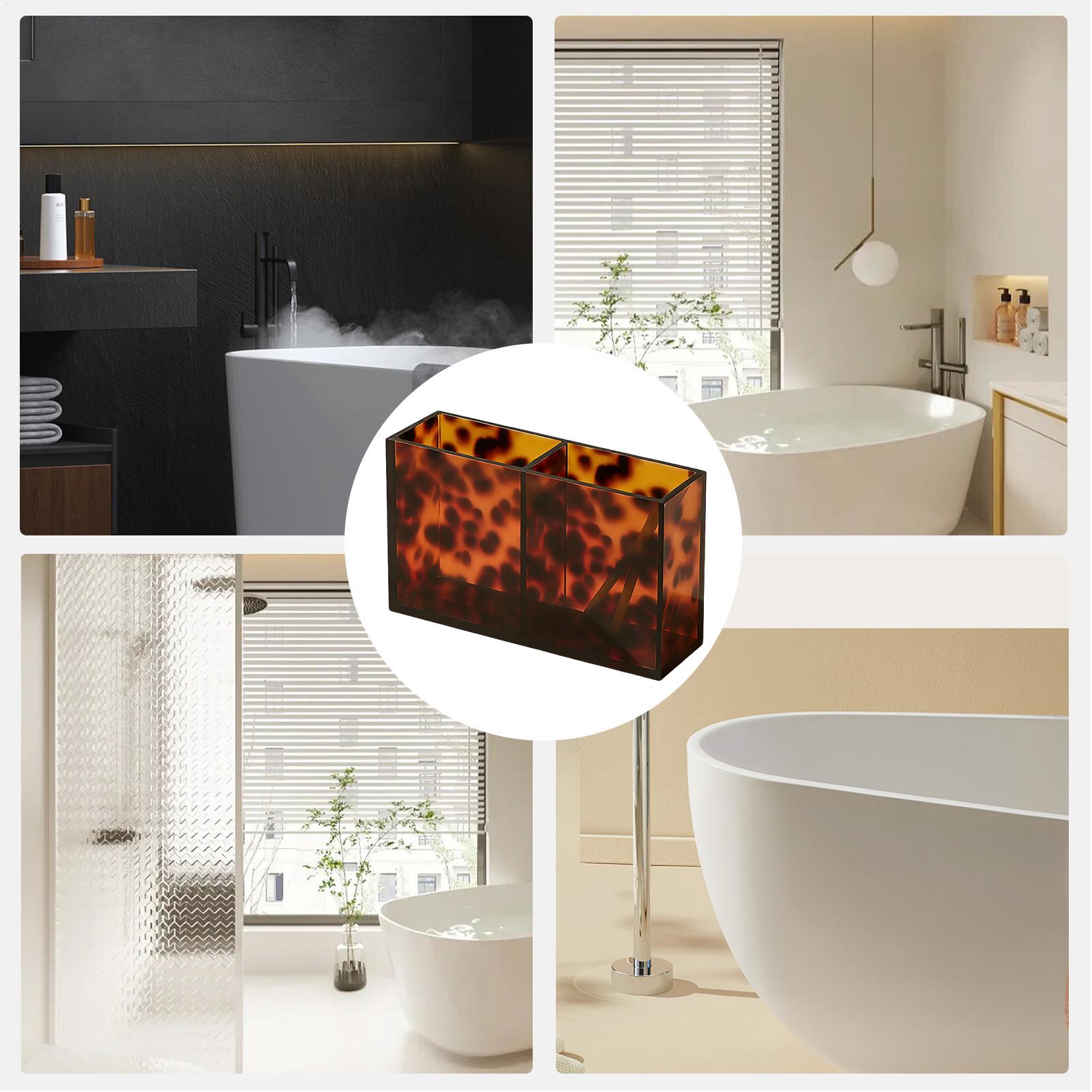 Bathroom Counter Tray Tortoise - Home Bathroom Decor 评论和价格
