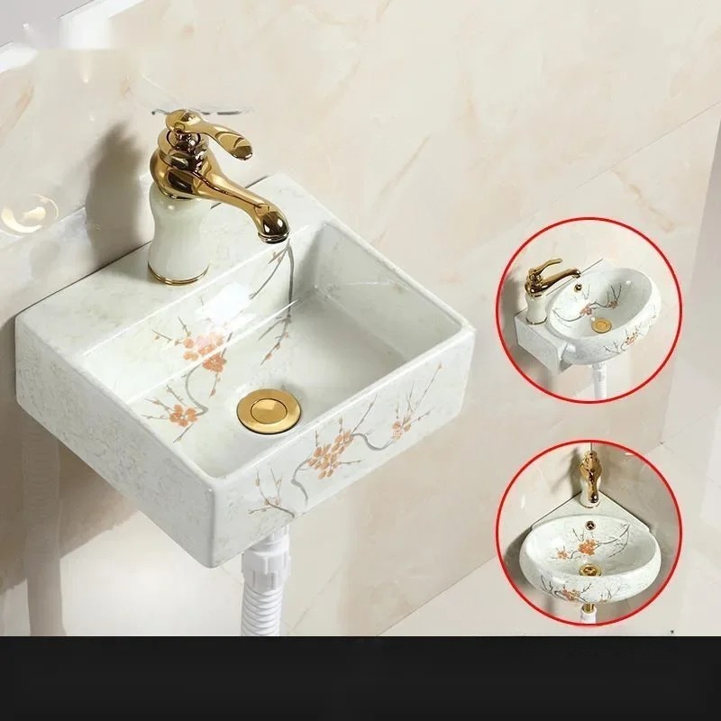 & Ceramic Corner Triangle Wall - Home Bathroom Decor 评论和价格