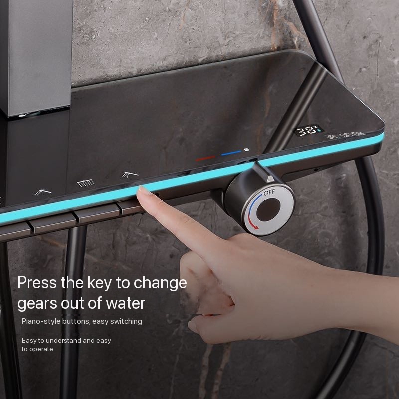 Gray Piano Button Ambient Ligh - Home Office Bathroom 评论和价格