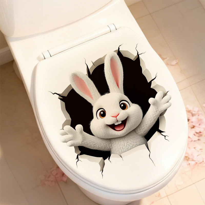 2D Flat 1-Piece Fun Animal-The - Home Bathroom Tiles Design 评论和价格
