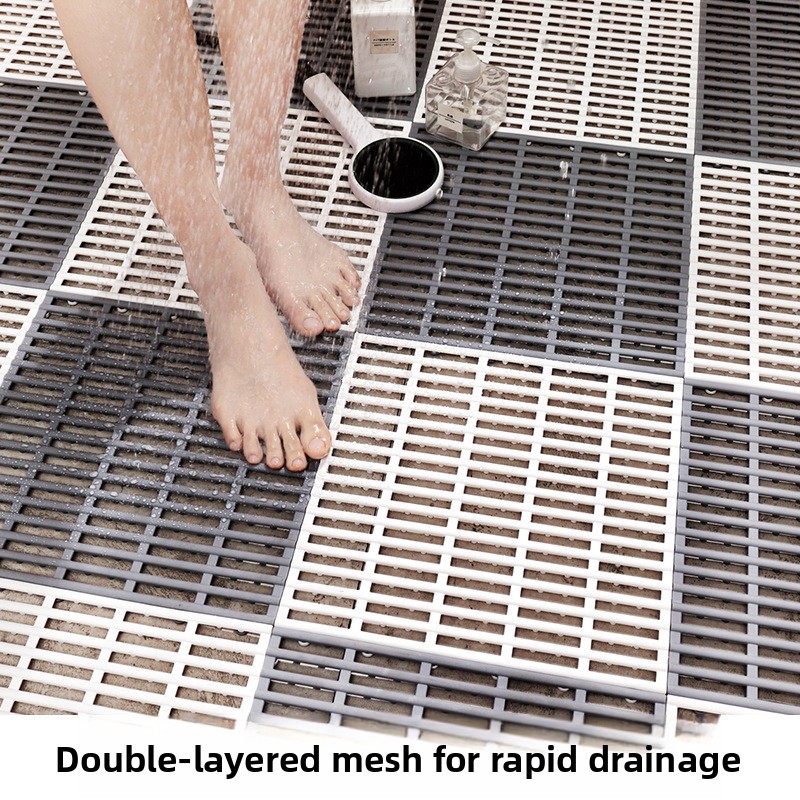 Interlocking Bathroom Mat Non- - Home Bathroom Tiles Design 评论和价格