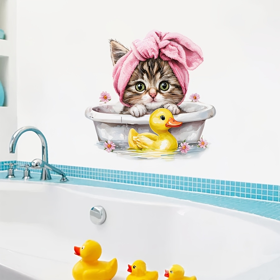 Cute cartoon Cat Bathroom Wall - Home Bathroom Tiles 评论和价格