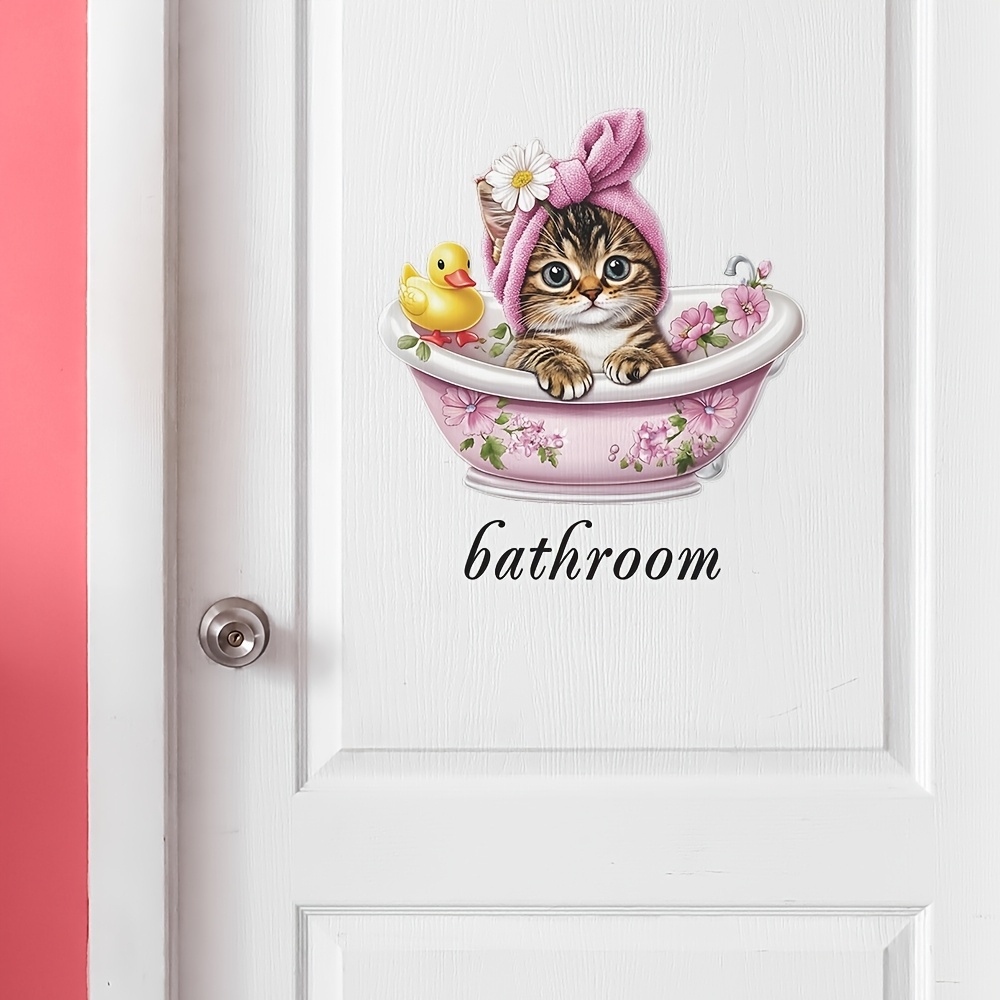 Cute cartoon Cat Bathroom Wall - Home Bathroom Tiles 评论和价格