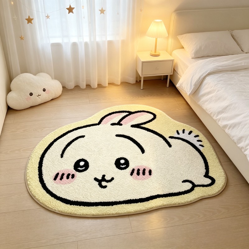 -Chiikawa！！！ Cartoon Rug Anime - Home Bathroom Supplies 评论和价格