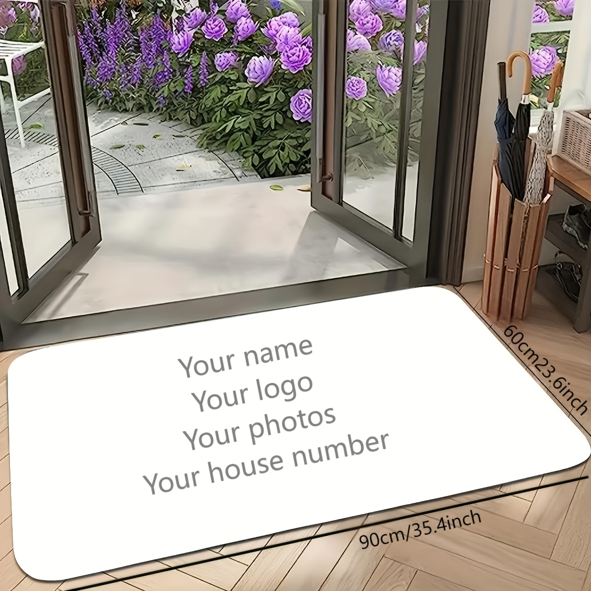 Customizable DIY Mat Entrance  - Home Bathroom Name 评论和价格