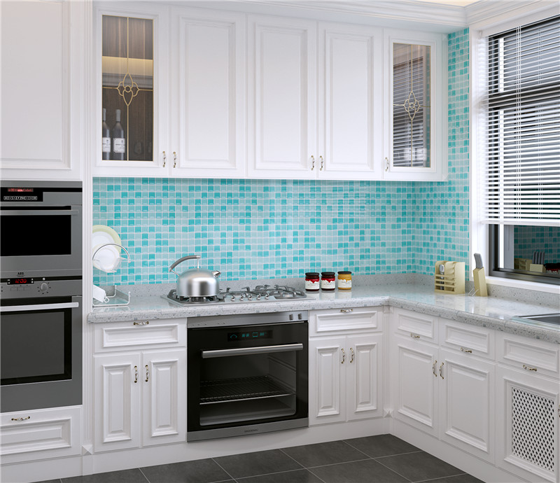 3D Mosaic Wall Mural Tile Stic - Home Bathroom Tiles Design 评论和价格