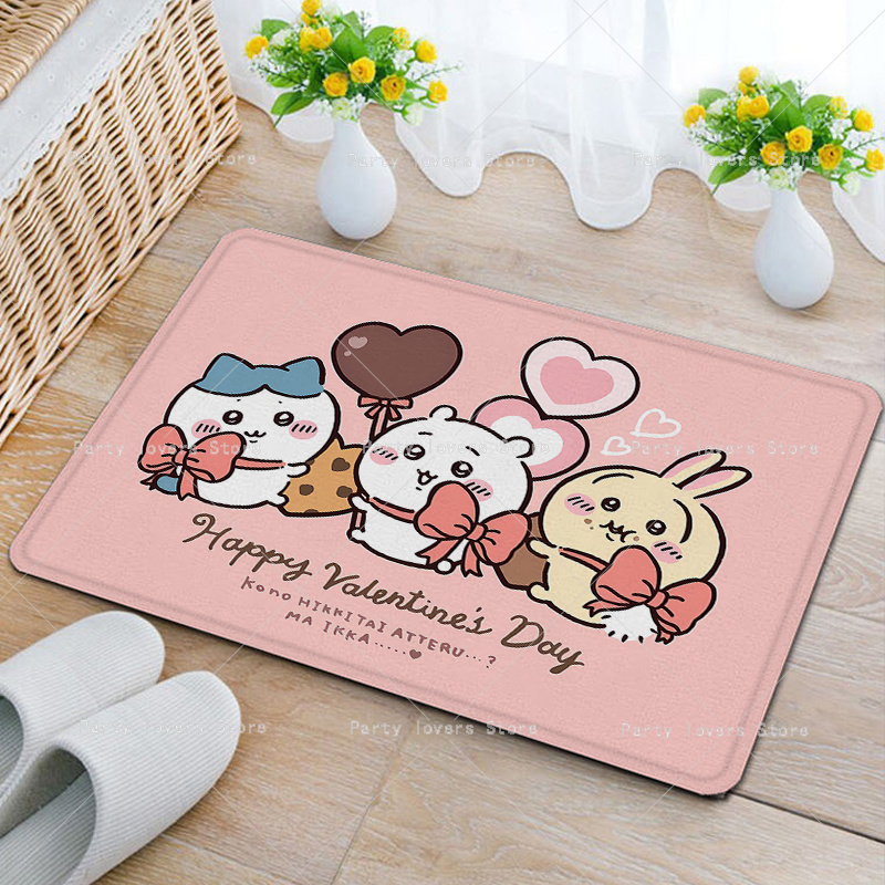 Anime Chiikawas Flannel Carpet - Home Goods Bathroom Decor 评论和价格
