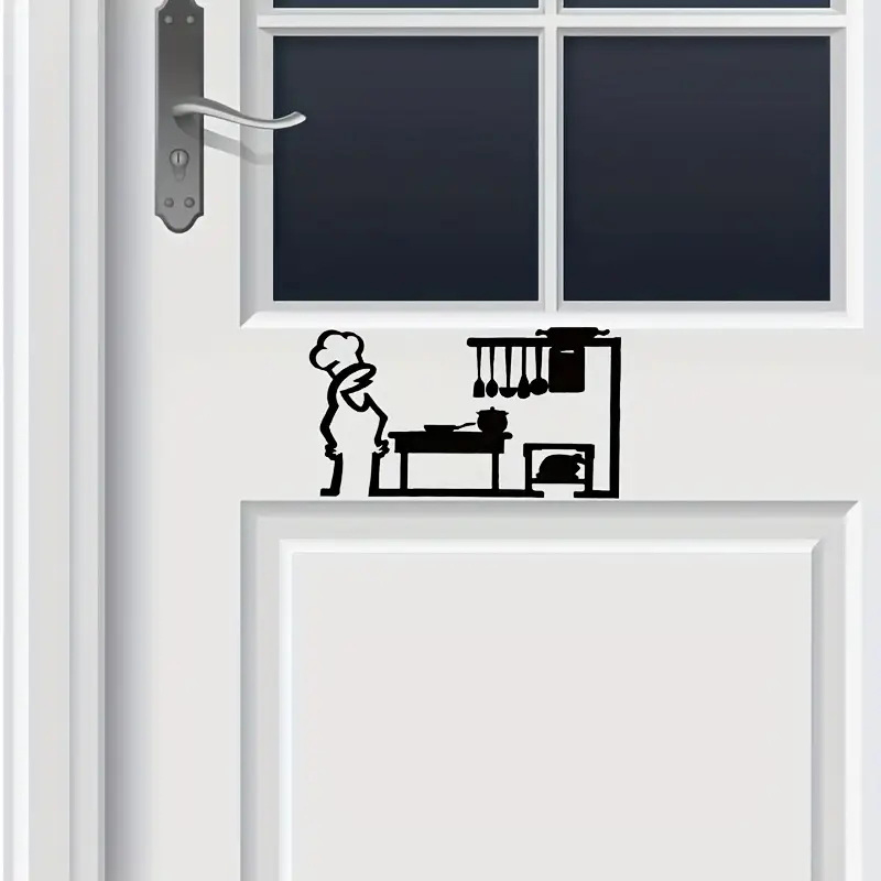 1Pc PVC Minimalist Line Art St - Home Bathroom Door Signs 评论和价格