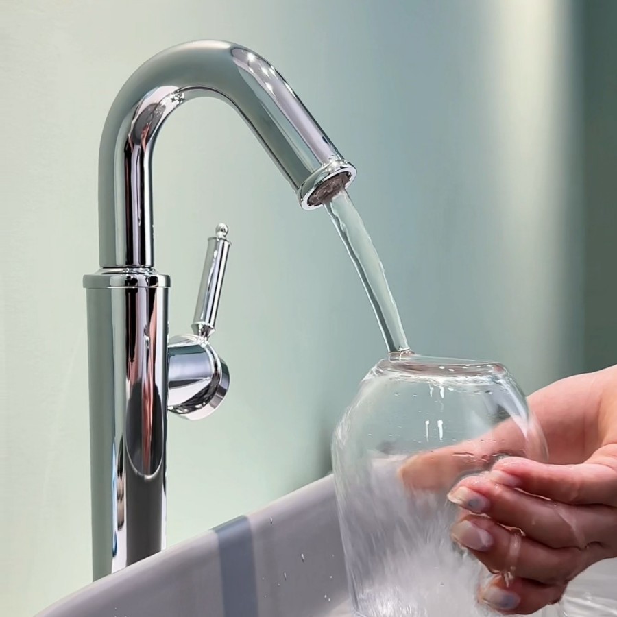 Tall Stainless Steel Mixer Tap - Basin Mixer Tap 评论和价格