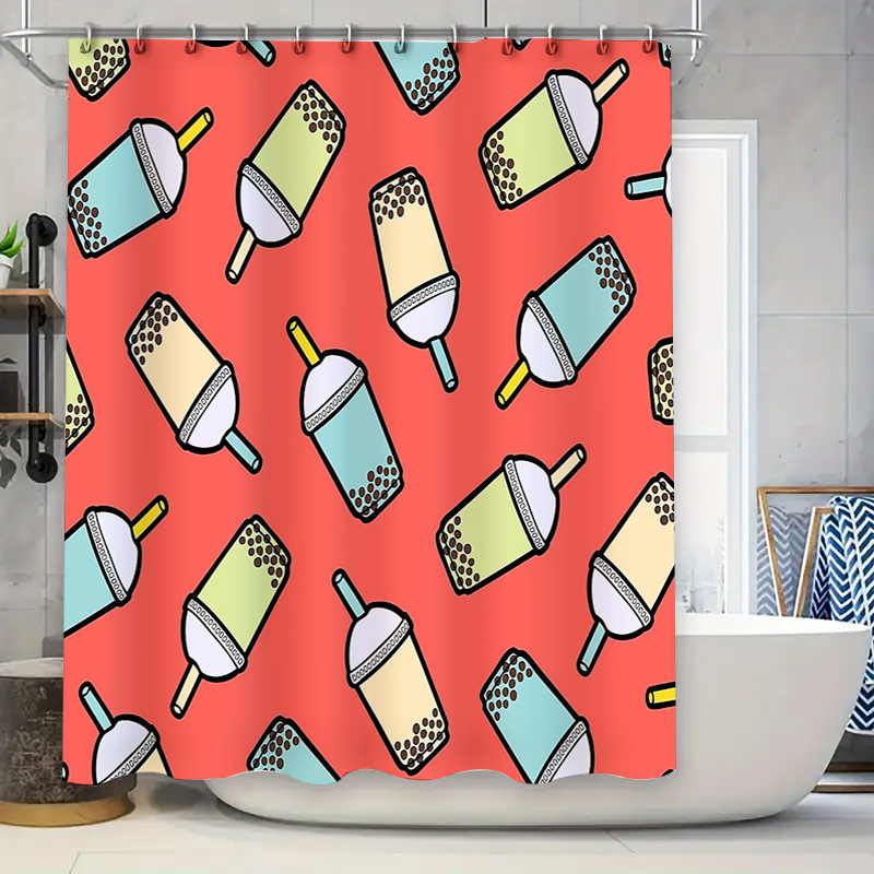Unique Bubble Tea Shower Curta - Home Bathroom Ideas 评论和价格