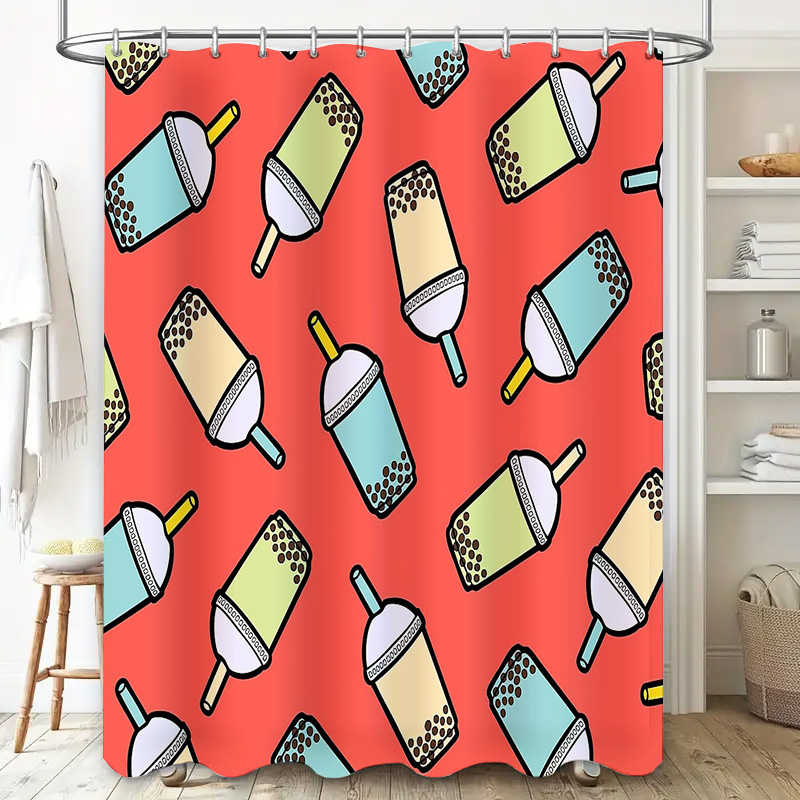 Unique Bubble Tea Shower Curta - Home Bathroom Ideas 评论和价格