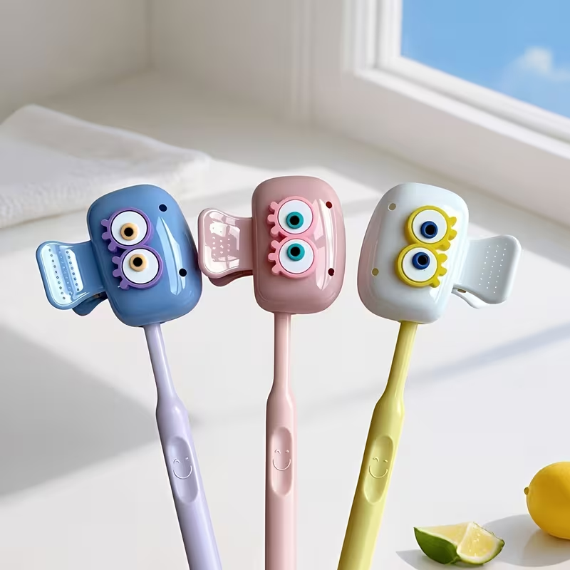 3 pieces of cute eye-shaped to - Toothbrush Holder Set 评论和价格