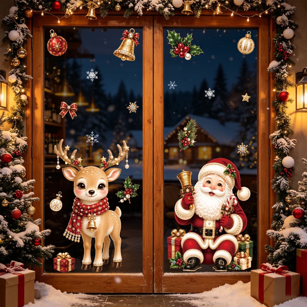 Christmas 2027 New Window Stic - Home Bathroom Tiles 评论和价格
