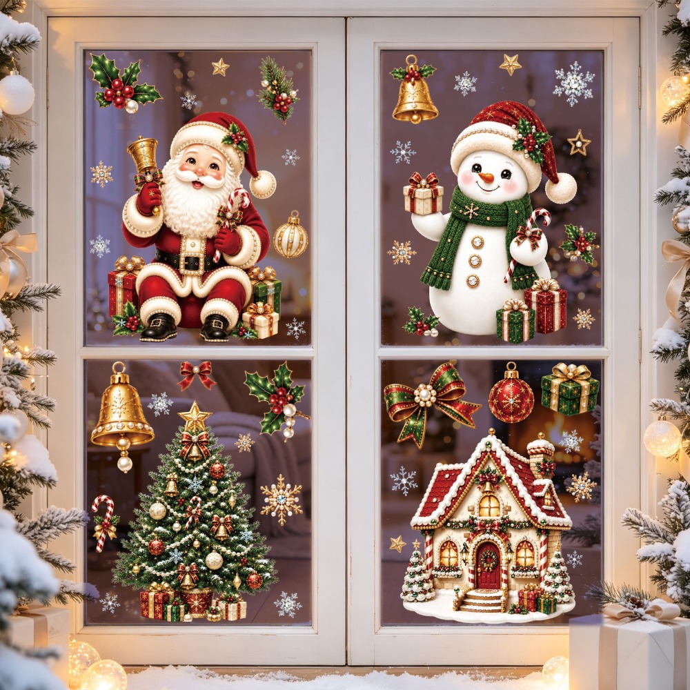 Christmas 2027 New Window Stic - Home Bathroom Tiles 评论和价格