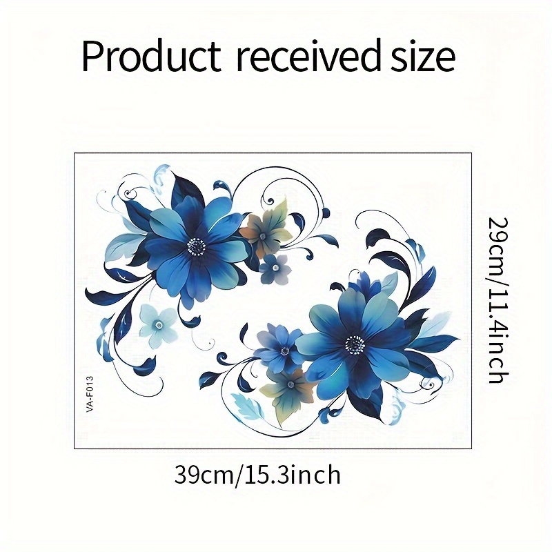 2D Flat 1Pc Rural Pastoral Flo - Home Bathroom Tiles Design 评论和价格