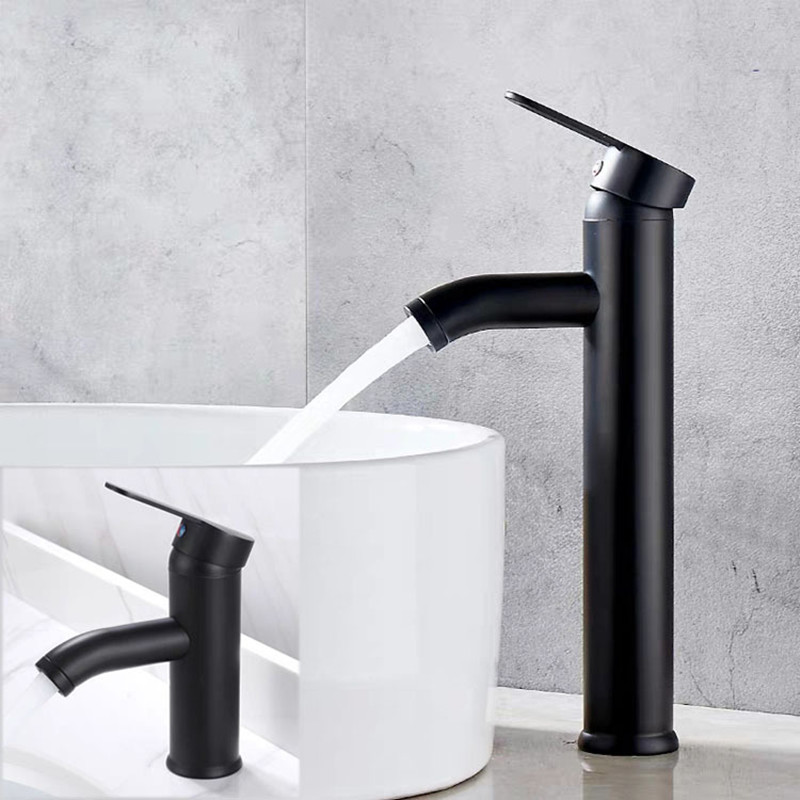 Black Basin Faucet Bathroom Wa - Basin Mixer Tap 评论和价格