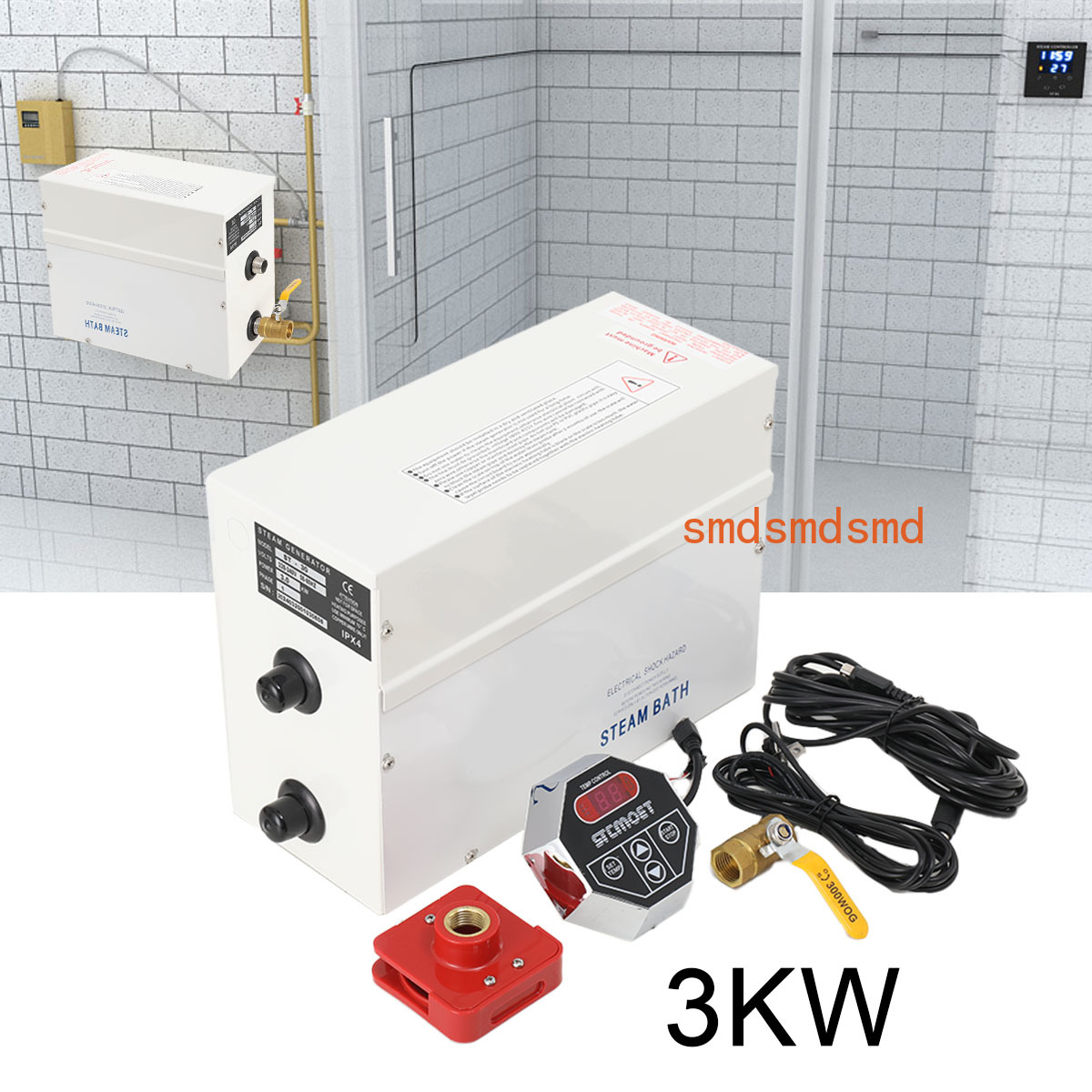 3KW Steam Generator Home Steam - Home Bathroom With Sauna 评论和价格