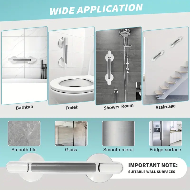 1Pc Elderly Safety Grab Bar -  - Home Bathroom Tiles Design 评论和价格