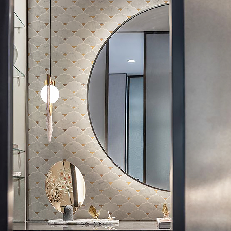 Natural stone water jet marble - Home Bathroom Tiles Design 评论和价格