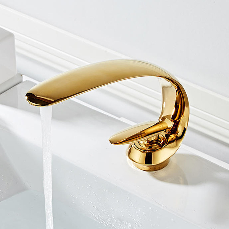 Rose Gold Bathroom Faucet Blac - Basin Mixer Tap 评论和价格