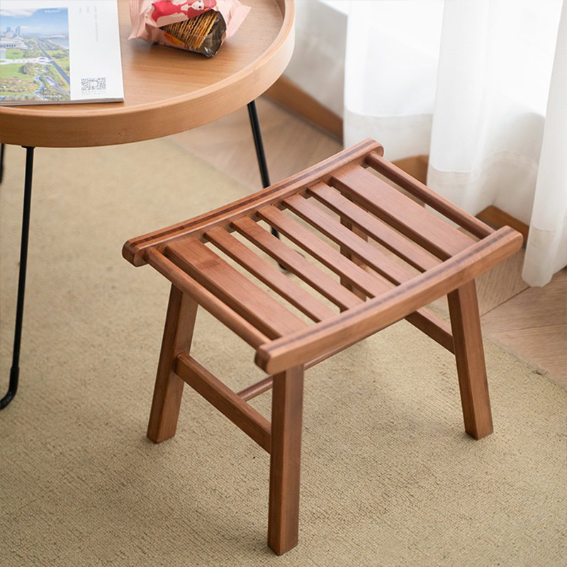 1PC Bamboo Shower Bench Non Sl - Home Bathroom With Sauna 评论和价格